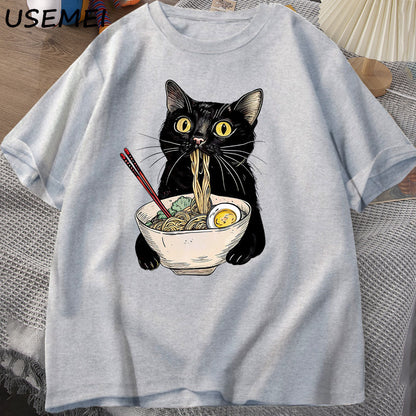 Women´s Print Cat T-Shirt