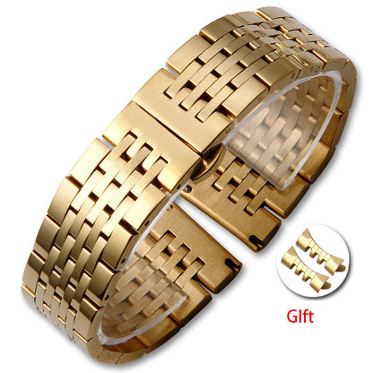 Stainless Steel Solid Seven Beads Strap