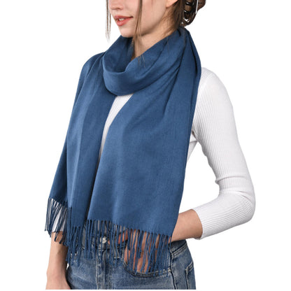 Women's Cashmere Shawl Solid Color Scarf