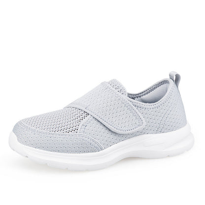 Widened Walking Shoes Summer Woven Mesh