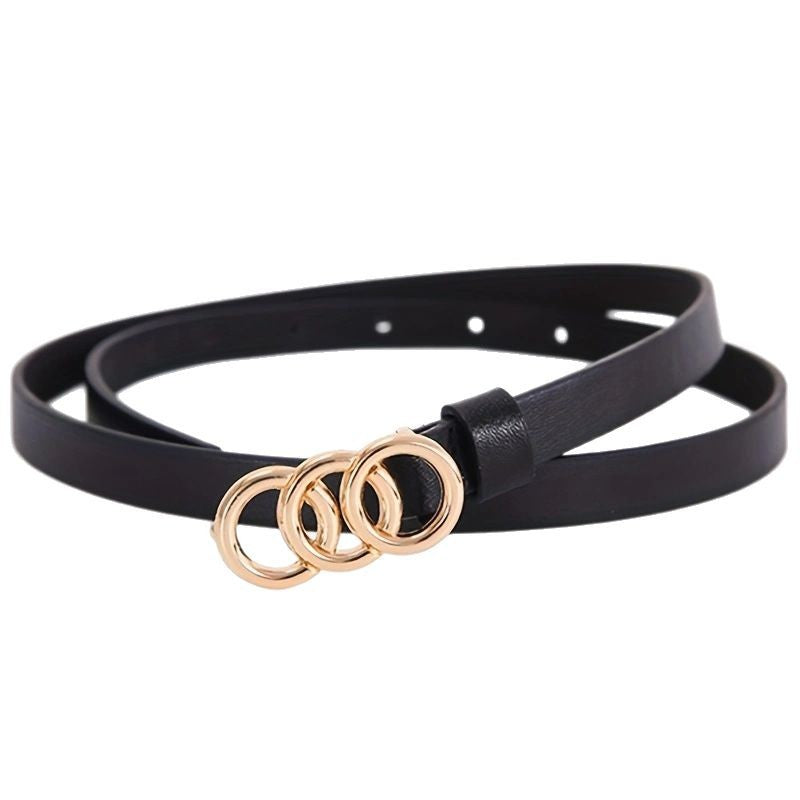 Women's  3-ring Thin Belt