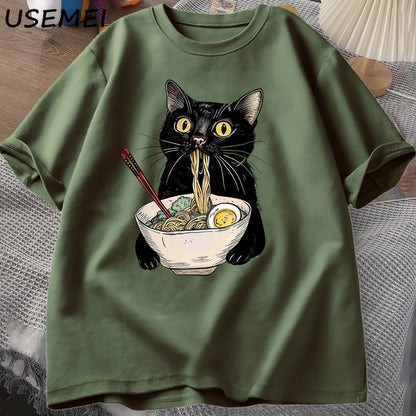Women´s Print Cat T-Shirt