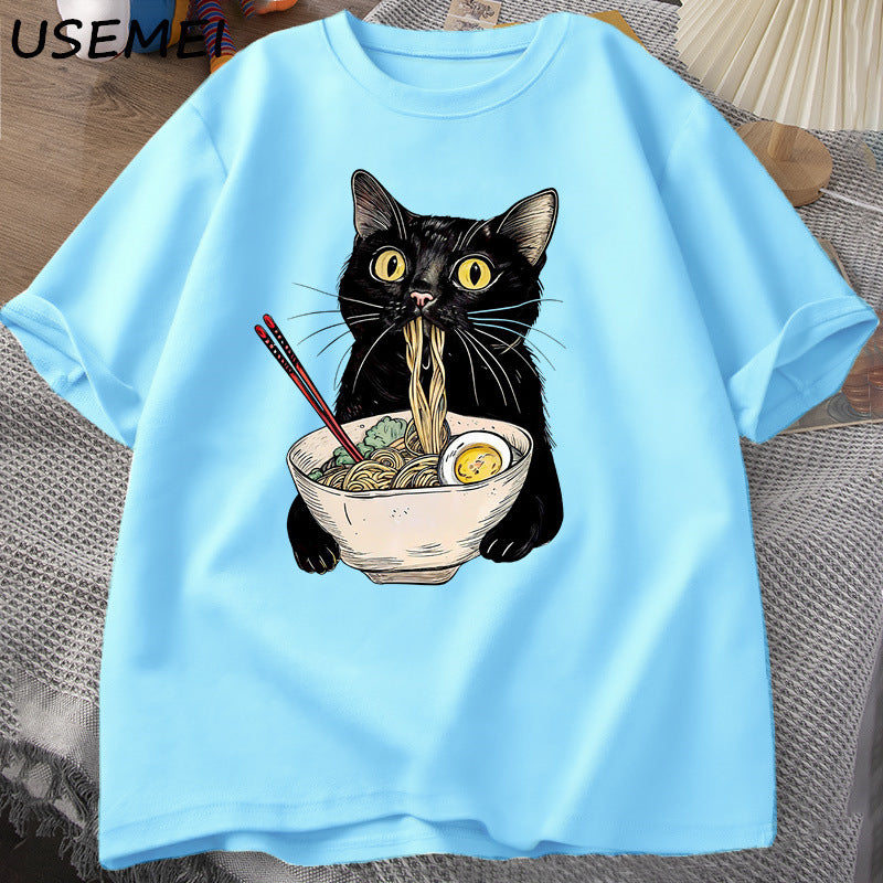 Women´s Print Cat T-Shirt