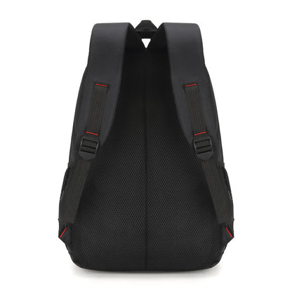 Men's Waterproof Backpack Solid Color Oxford Cloth