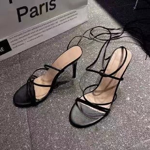 Women's High Heel Sandals Round Toe