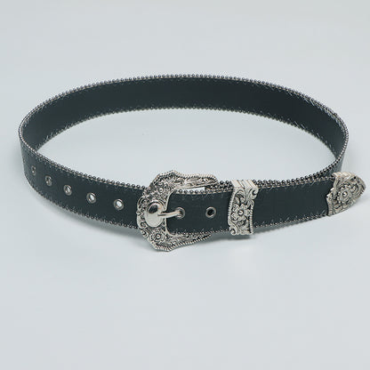 Retro Black Belt For Women Fashion Belt