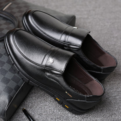 Men's Casual Leather Shoes Soft Bottom