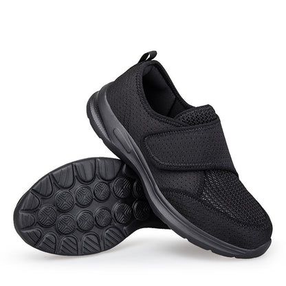Widened Walking Shoes Summer Woven Mesh