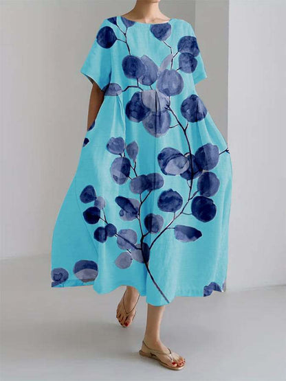 Women's Short Sleeve Print Dress
