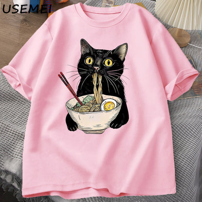 Women´s Print Cat T-Shirt