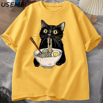 Women´s Print Cat T-Shirt