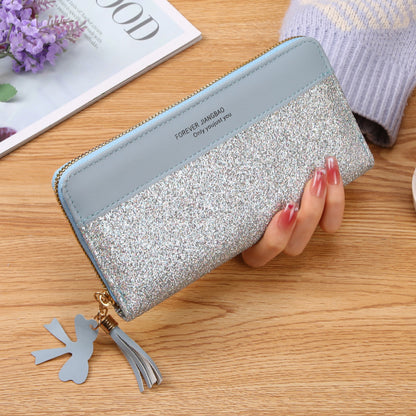 Women's Zipper purse Solid Color