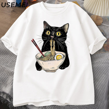 Women´s Print Cat T-Shirt