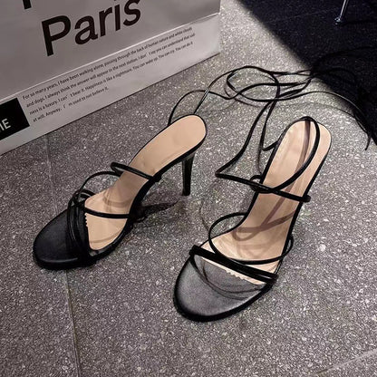 Women's High Heel Sandals Round Toe