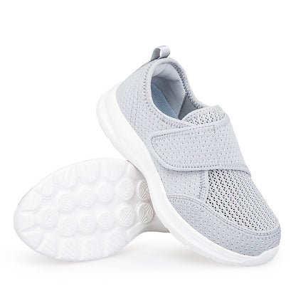 Widened Walking Shoes Summer Woven Mesh