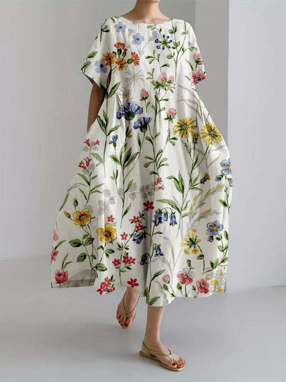 Women's Short Sleeve Print Dress