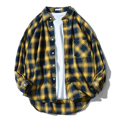 Men's plaid shirt