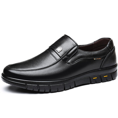 Men's Casual Leather Shoes Soft Bottom