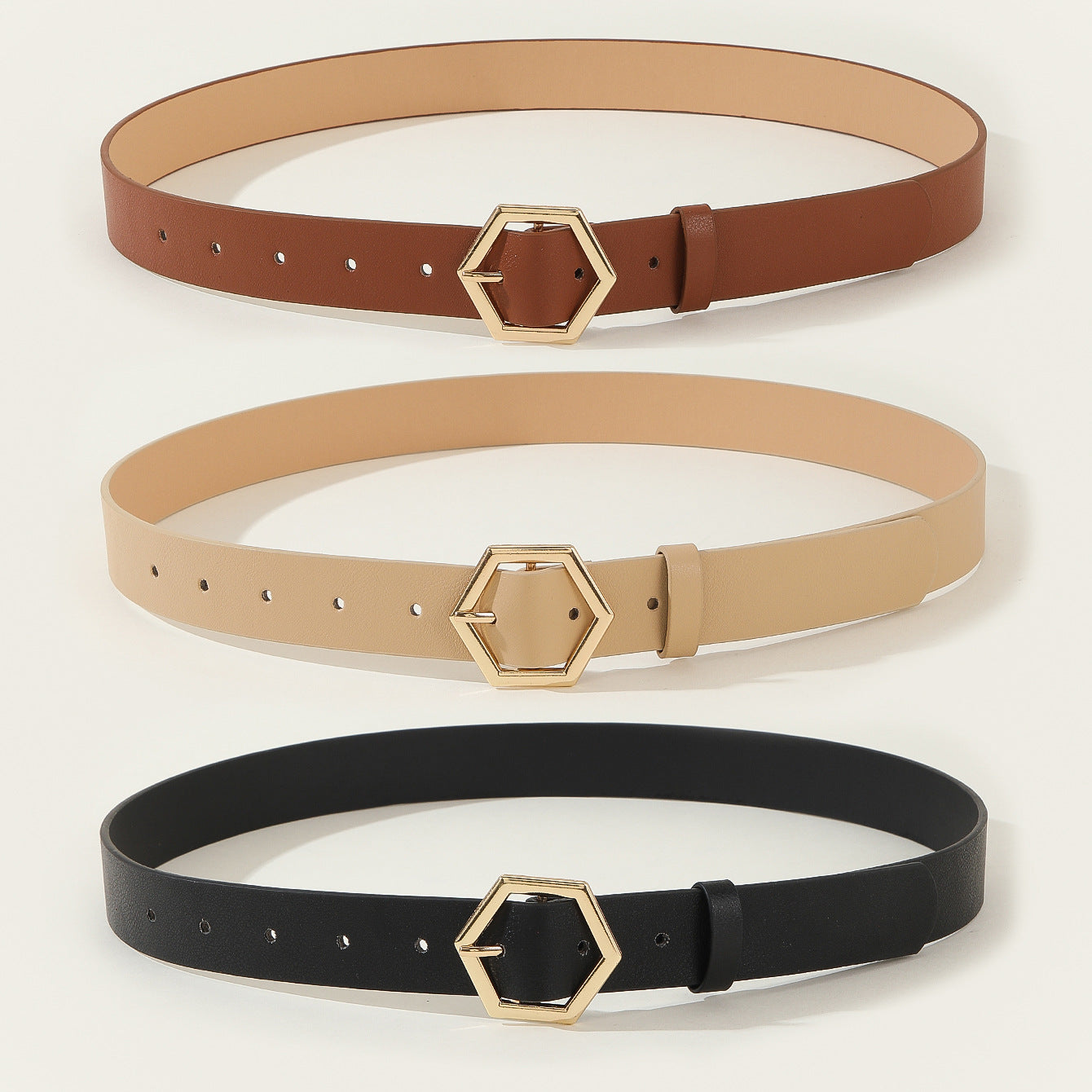 Women's Hexangular Star Belt