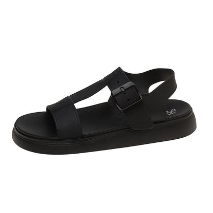Women's sandals with buckle