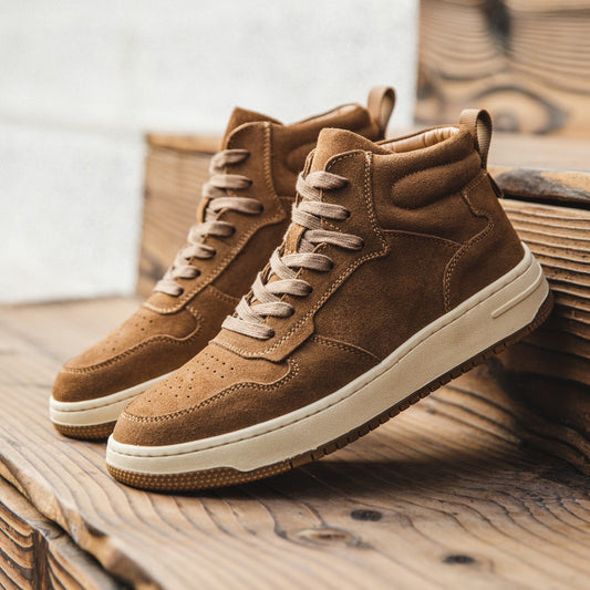 Men's Retro Style Mid-Calf Work Boots