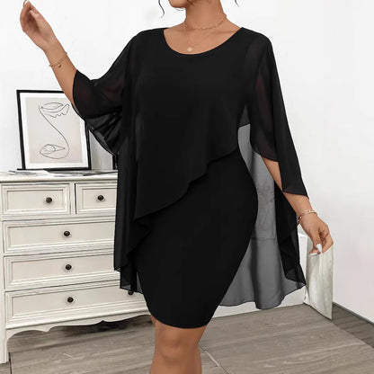 Women´s Dress Chiffon Shawl Wrapped Hip