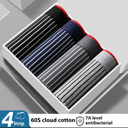 Men's four-pack boxer briefs