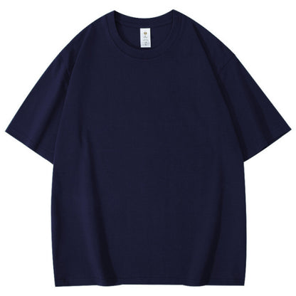 Loose-fitting  round-neck T-shirt