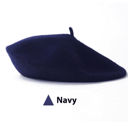 Women's Wool Beret Vintage Hat
