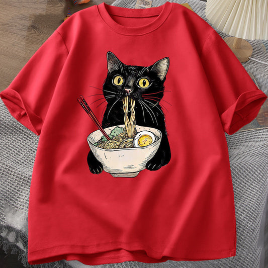 Women´s Print Cat T-Shirt