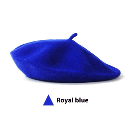 Women's Wool Beret Vintage Hat