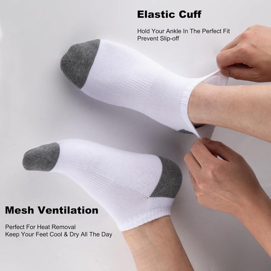Men's low cotton ankle socks