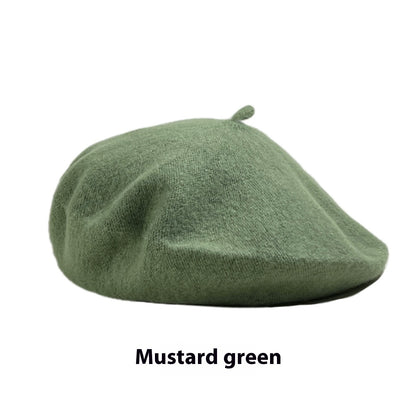 Women's Wool Beret Vintage Hat