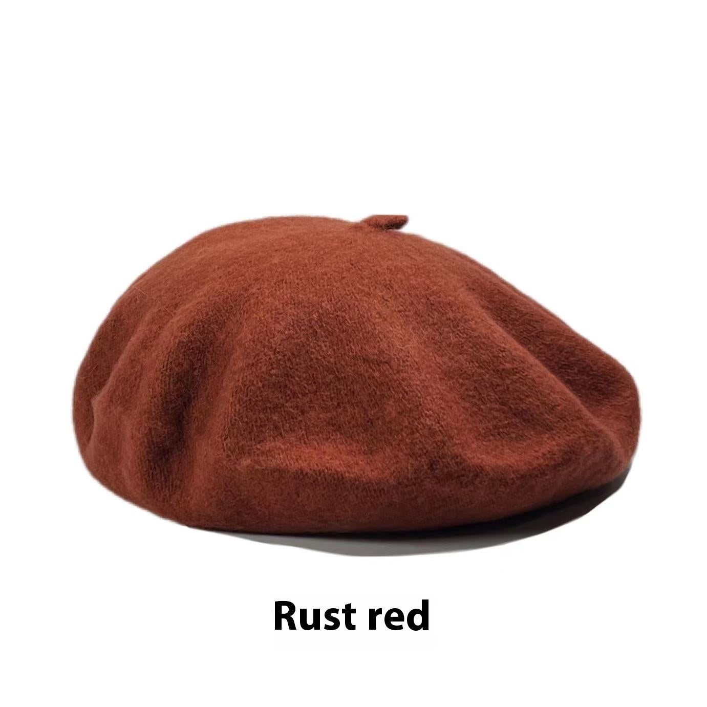Women's Wool Beret Vintage Hat