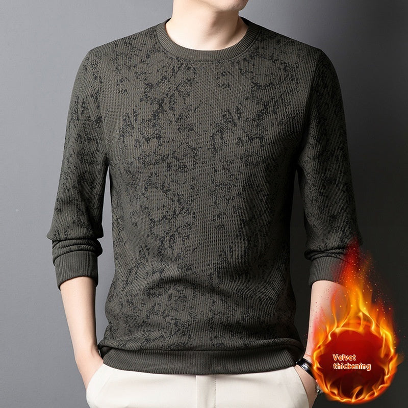 Men's Sweater Round Neck Long-sleeved