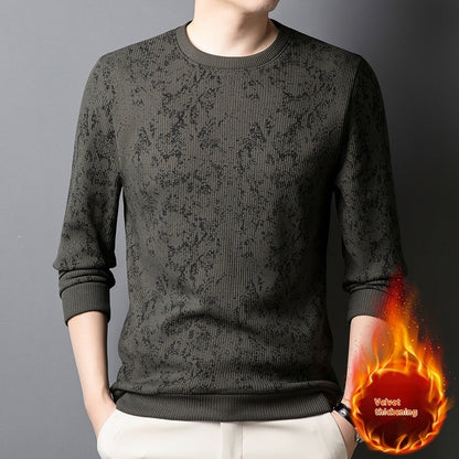 Men's Sweater Round Neck Long-sleeved