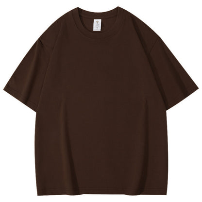 Loose-fitting  round-neck T-shirt