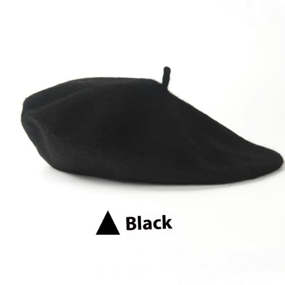 Women's Wool Beret Vintage Hat