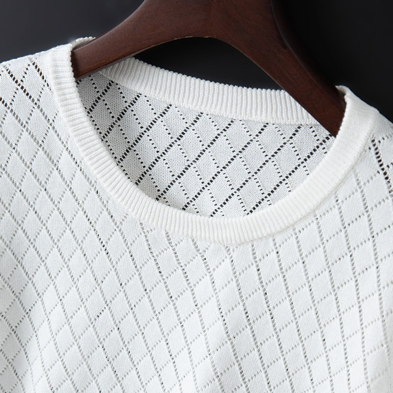 Men's short-sleeved cotton T-shirt