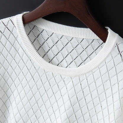 Men's short-sleeved cotton T-shirt