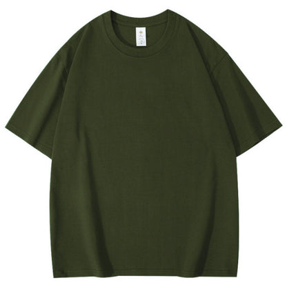 Loose-fitting  round-neck T-shirt